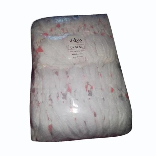 White Disposable Baby Diapers