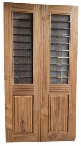 84 Inch Indian Teak Wood Mesh Door