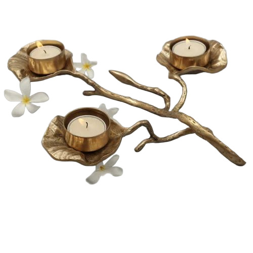 Decorative Brass Candle Holder