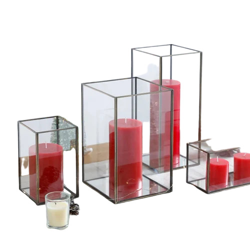 Glass Candle Holder