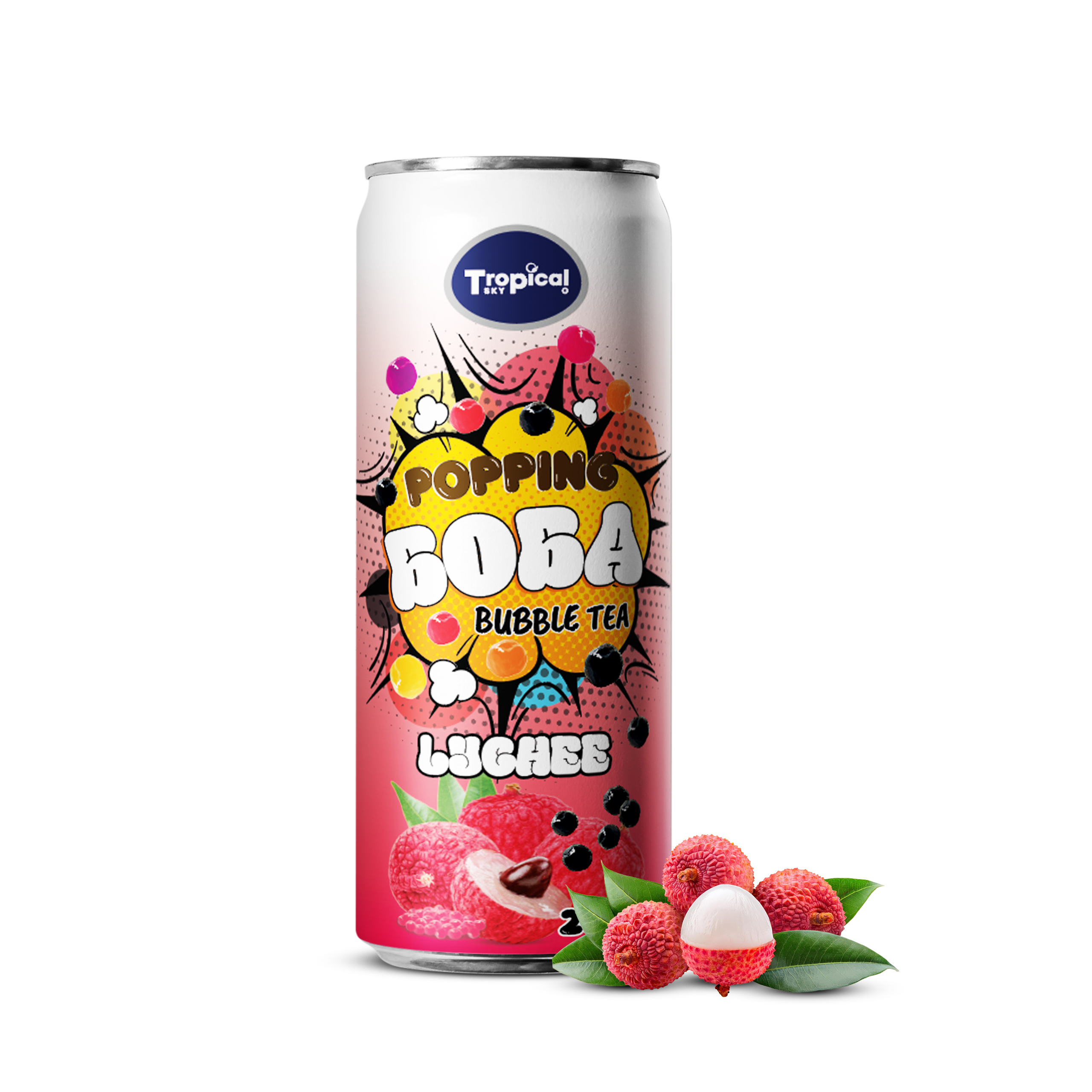 Popping Boba Bubble Tea Mix Juice Flavour Packing 250ml 330ml