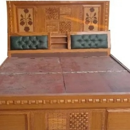 Wooden Bed 