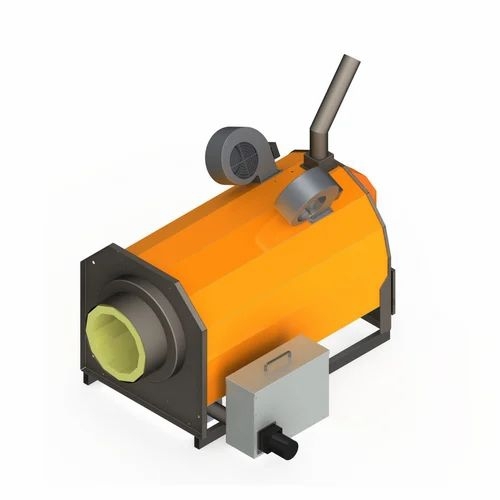 Agri Pellet Burner - Metal, Standard Size, Orange | Fire Tube Structure, Durable, Fine Finished