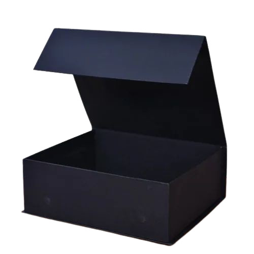 Black Custom Plain Packaging Box
