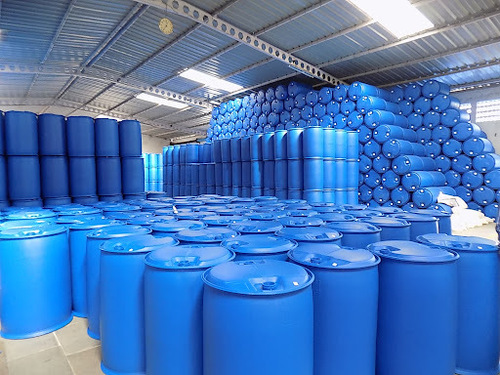 Blue Industrial Drum - Coating Type: Hdpe