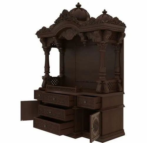 Carving Handmade Wooden Temple