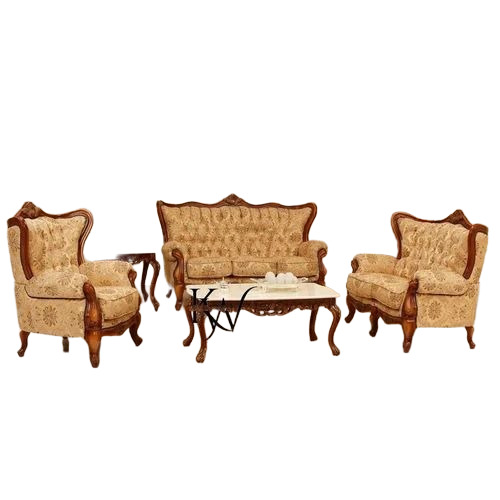 Luxury Wooden Sofa Set