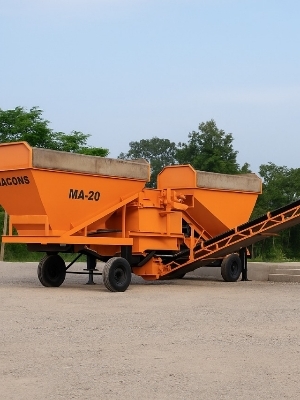 Macons Mobile Concrete Batching Mixing Plant