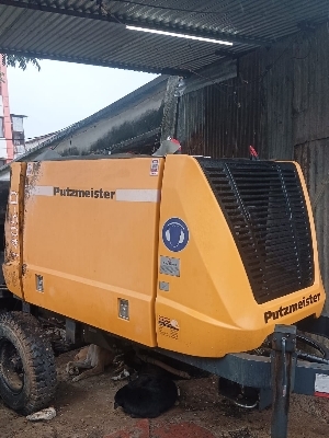 Putzmeister Make Stationary Concrete Pump Model Bsa 1405d Rmc With Standard Accessories Machine