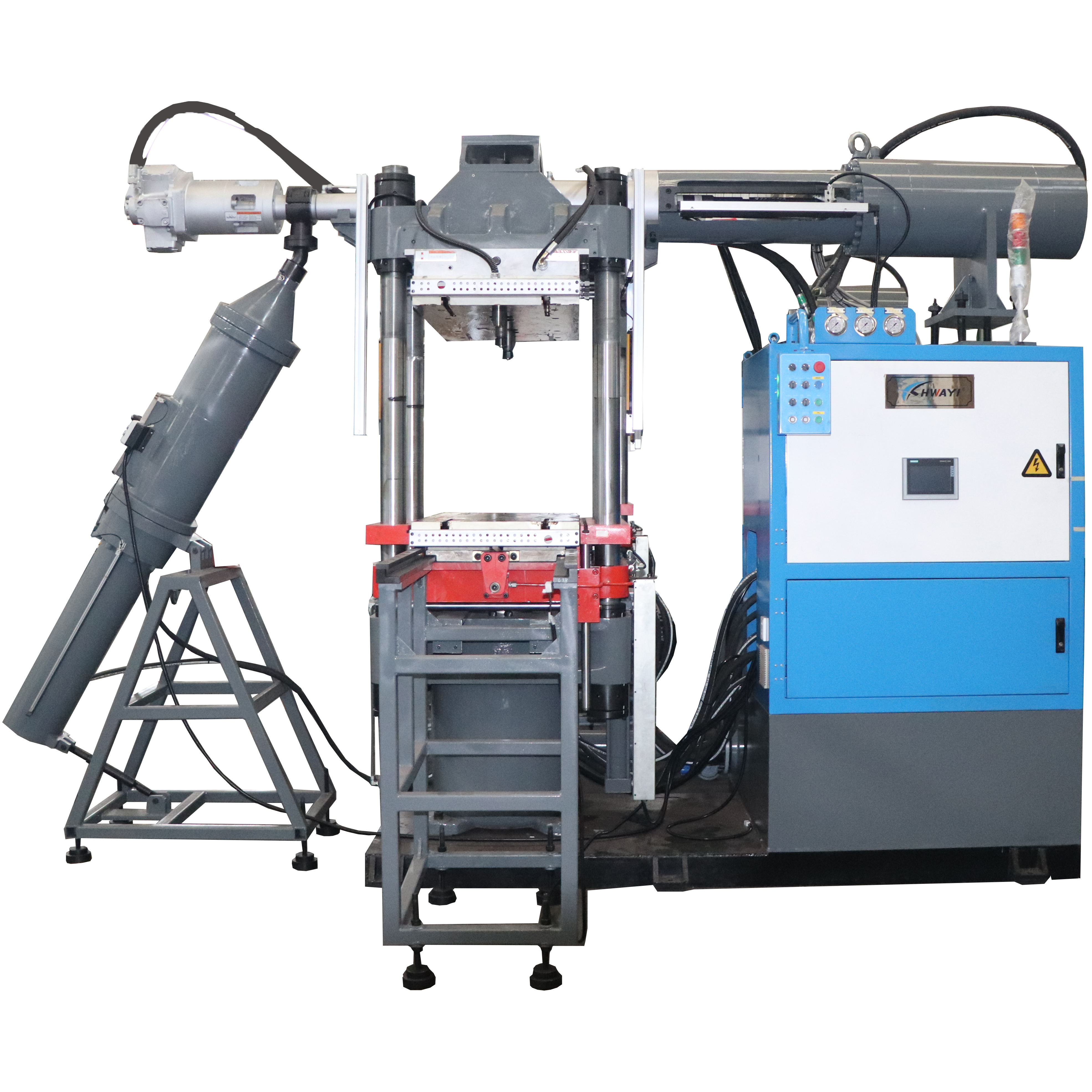 Rubber Injection Molding Machine For Insulators - Color: Grey