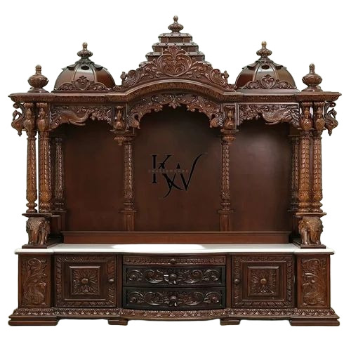 Wooden Designer Teak Wood Temple