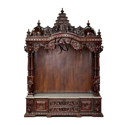 Wooden Designer Teak Wood Temples