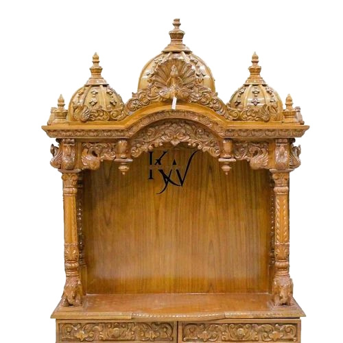 Wooden Handcrafted Temple By Khalid Wood Handicrafts