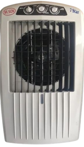 7 Star Air Cooler - Plastic, 35 Litre, White | Manual Cleaning, Electrical, Industrial Use, 20 Ft Air Throw