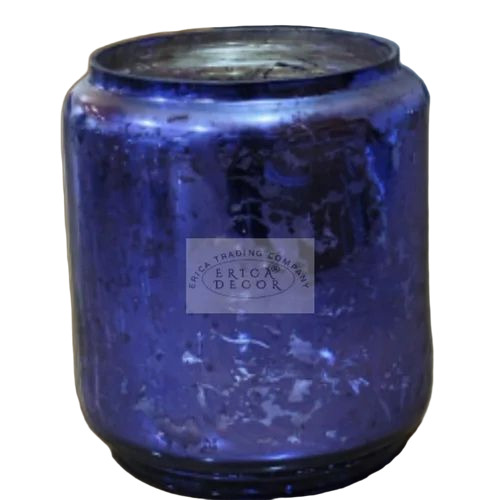 Antique Glass Candle Jar
