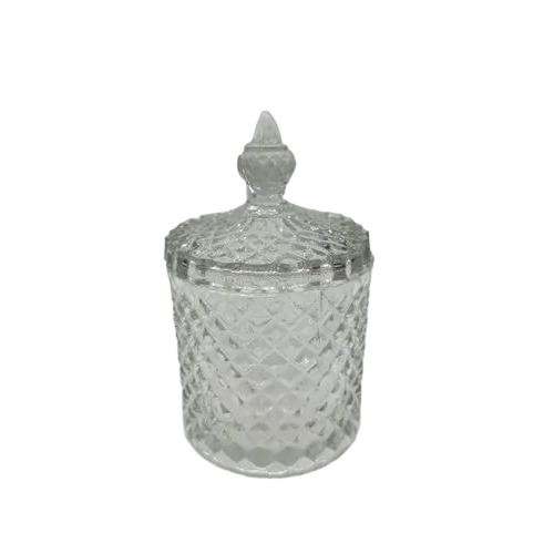 Decorative Glass Candle Jar