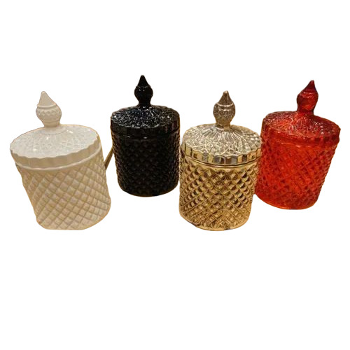 Decorative Glass Candle Jars