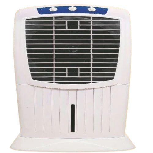 Fibre Air Cooler - Fiber and Plastic, Portable Desert Tower Design | Manual Cleaning, White Color, Electrical Power Source, Industrial Usage