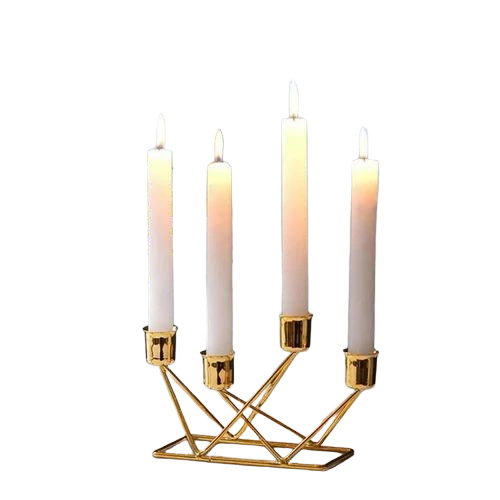 Golden Tealight Candle Holder