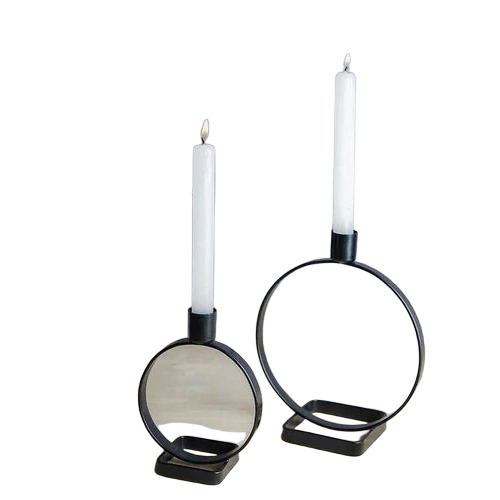 Iron Candlestick Holder
