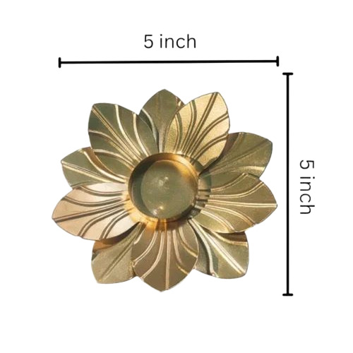 Iron Flower Candle Holder