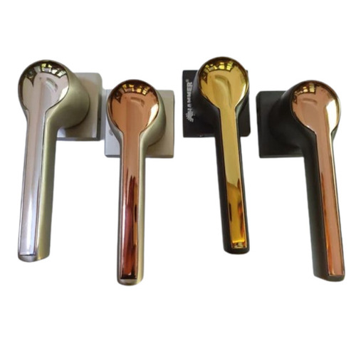 Nickel Finish Rose Mortise Door Handle