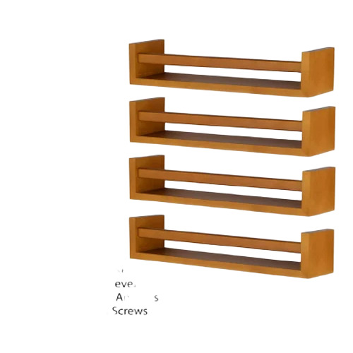 Rectangle Wood Wall Shelf