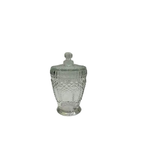 Transparent Glass Candle Jar
