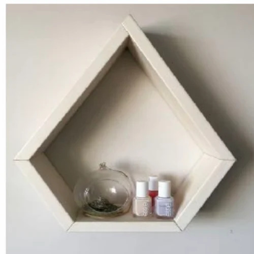 White Wood Wall Shelf