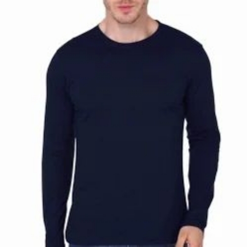 Men Full Sleeves Polyester T Shirt