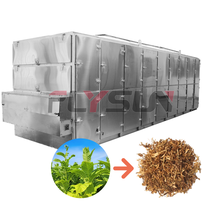 Mesh Belt Type Leaf Dryer Dehumidification Drying Machine - Material: Mild Steel