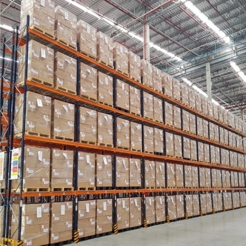 Warehouse Gi Slotted Rack