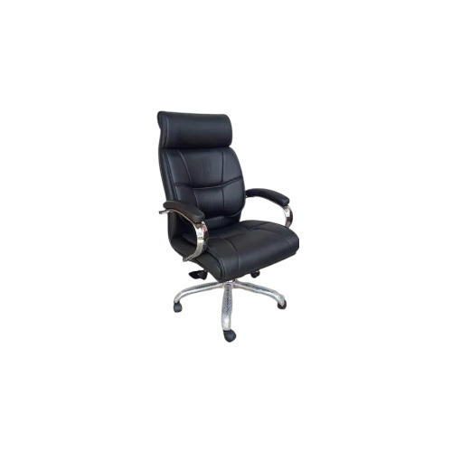 Black High Back Leather Office Chair