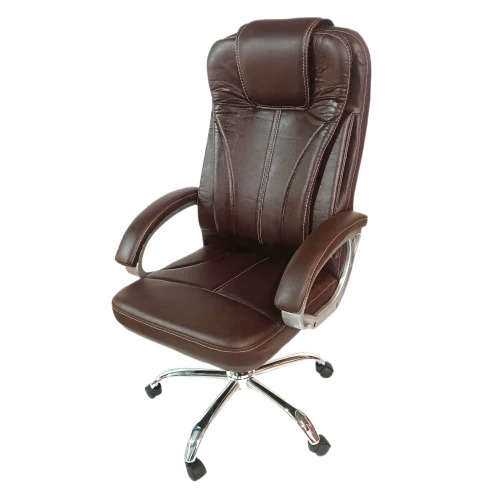 High Back Leather Rotatable Chair