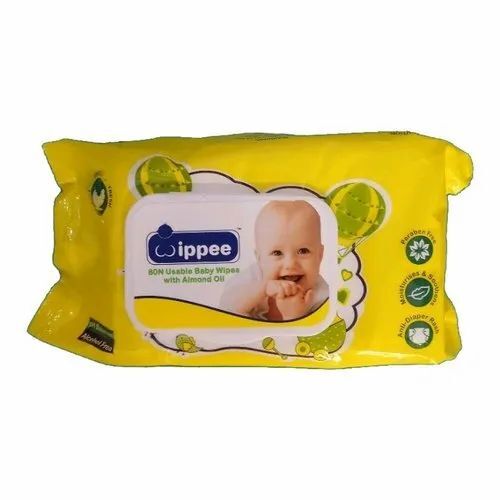 Non Woven Wippee Baby Wipes
