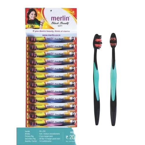 Plastic Black Toothbrush