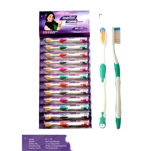 Plastic Hard Toothbrush