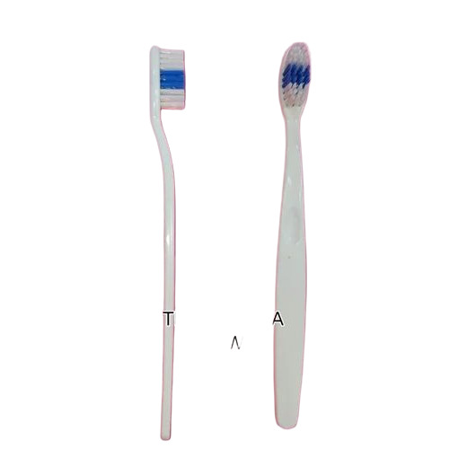 Plasticwhite Adult Toothbrush - Bristle Color: White And Blue