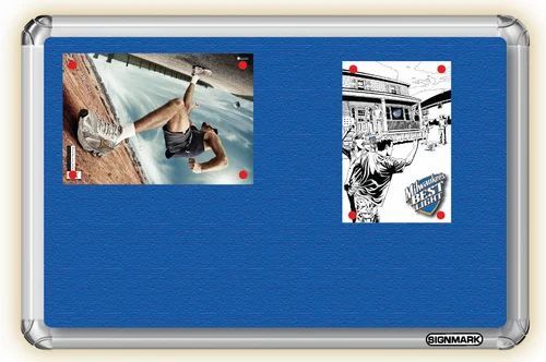 Blue Notice Board