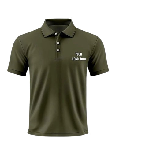 Dark Green Polo T Shirt