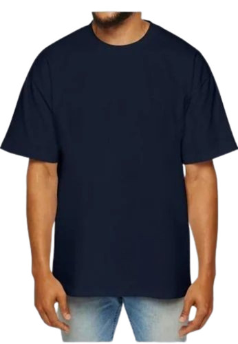 Men Round Neck Cotton T Shirt