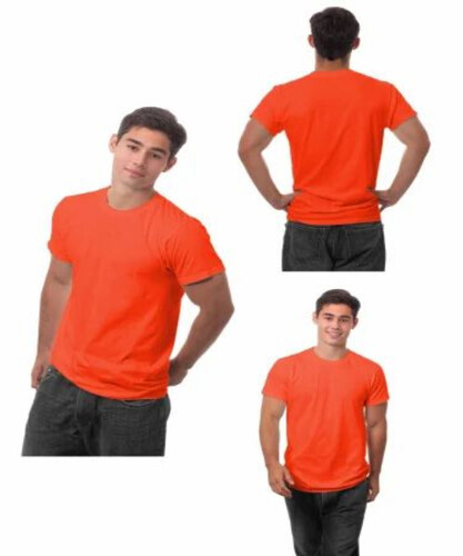 Plain Round Neck T Shirt