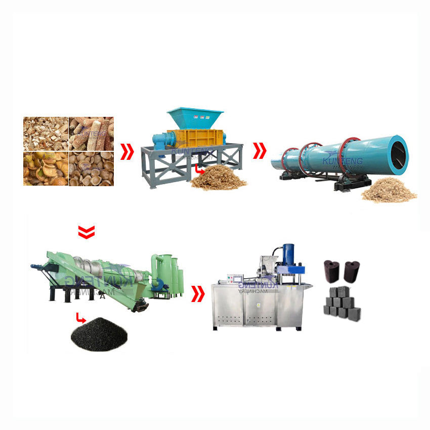 Ecological Coal Making Machine Automatic Charcoal Cube Briquette Making Machine Suppliers