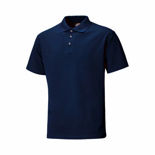 Half Sleeve Navy Blue T Shirt