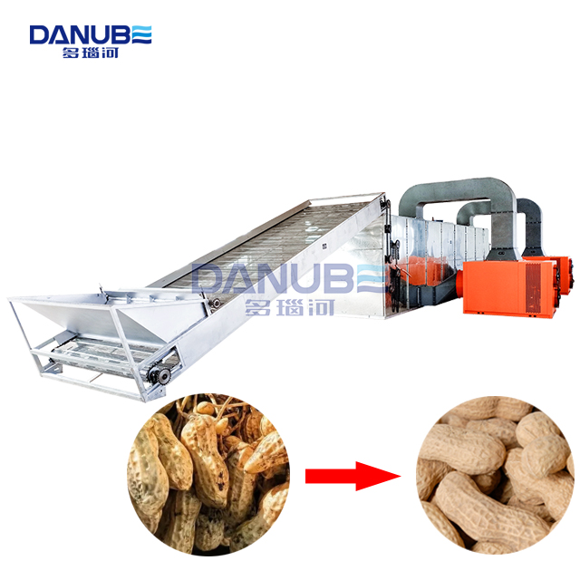 High Productivity Peanut Drying Machine Mesh Belt Dryer Peanut Dehydration Processing Equipment Plant - Dimension (L*W*H): 5.8*2.5*2.2 Meter (M)