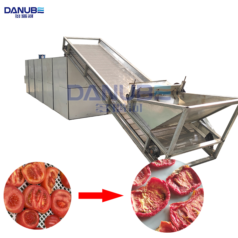Innovative Design Tomato Drying And Grinding Production Line Tomato Dehydration Machine Mesh Belt Dryer - Dimension (L*W*H): 5.8*2.5*2.2  Meter (M)