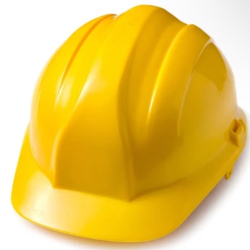 Mallcom Yellow Polyethylene Safety Helmet