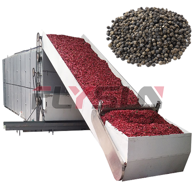 Pepper Dryer Pepper Grain Mesh Belt Drying Equipment Peppercorns Dehydrator
