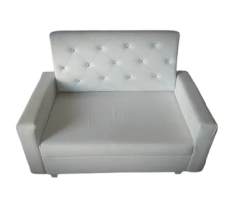 2 Seater White Raxin Sofa