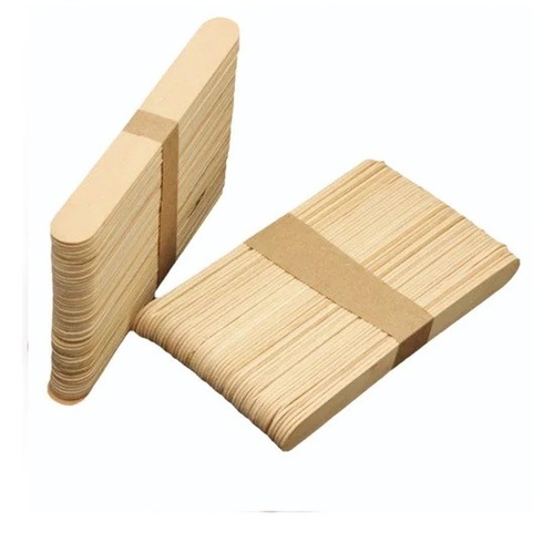 4 Inch Disposable Wooden Waxing Spatulas